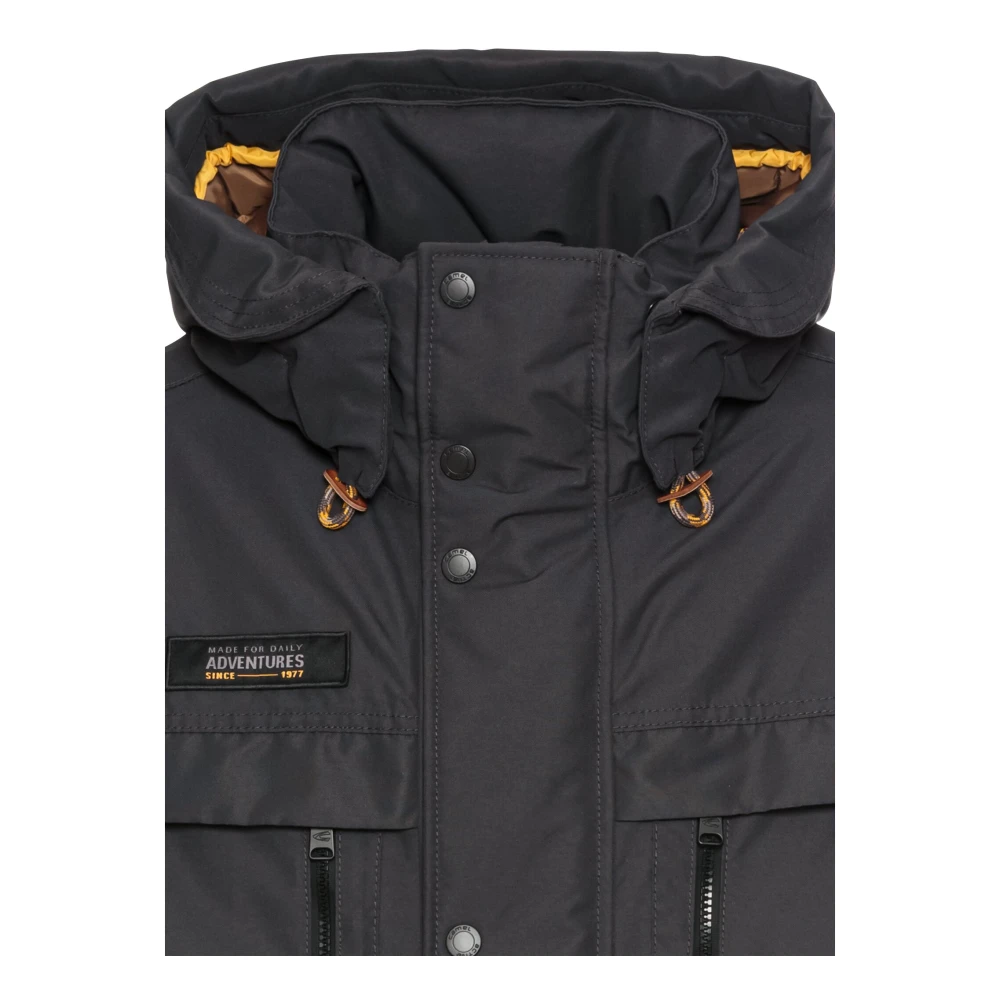 camel active Reflecterende Functionele Parka Gray Heren