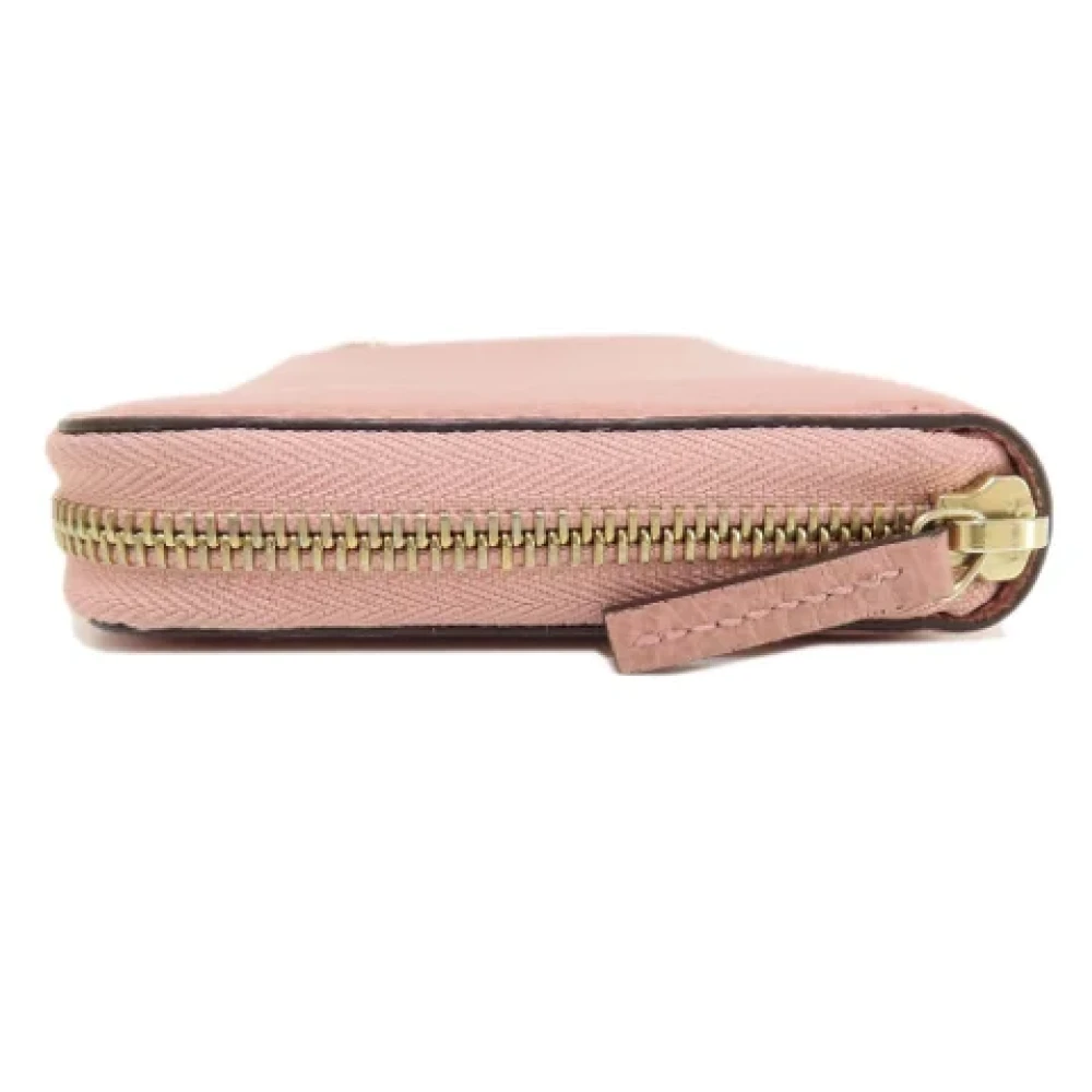 Gucci Vintage Pre-owned Leather wallets Pink Dames