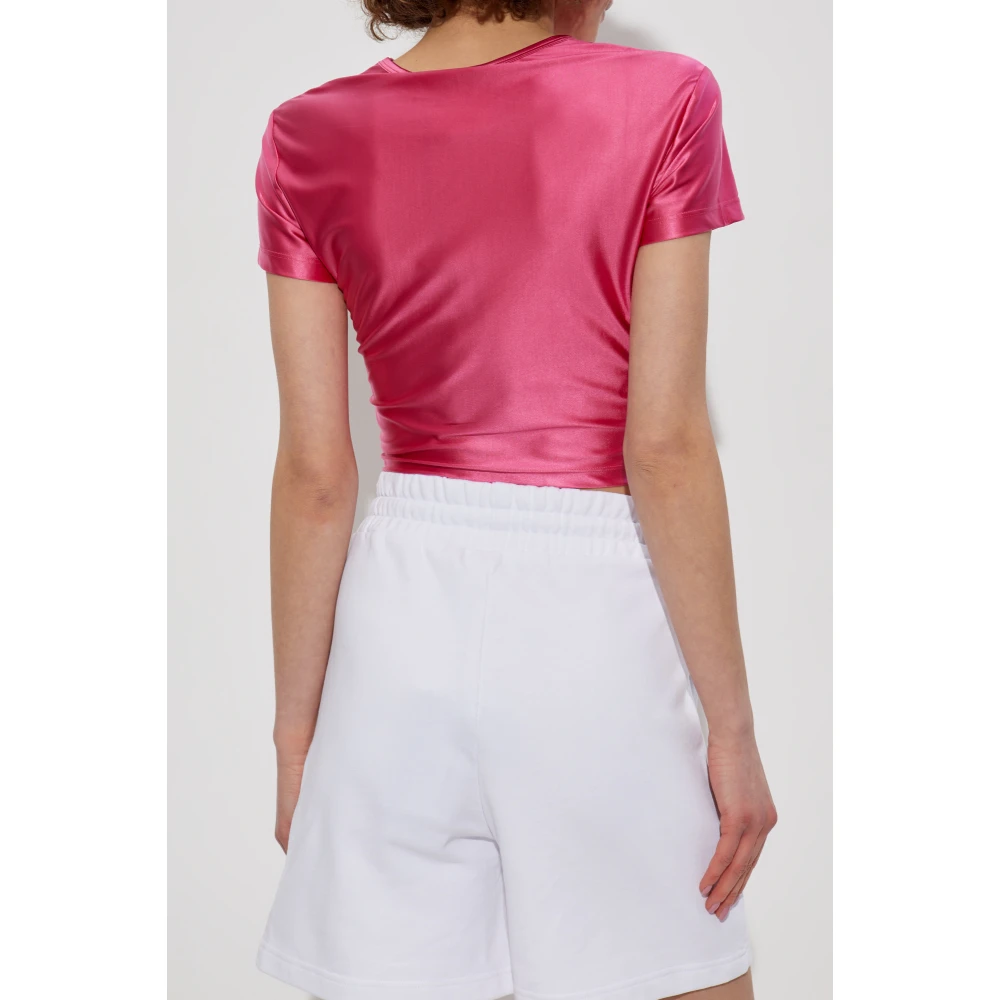 Versace Jeans Couture T-shirt met print Pink Dames