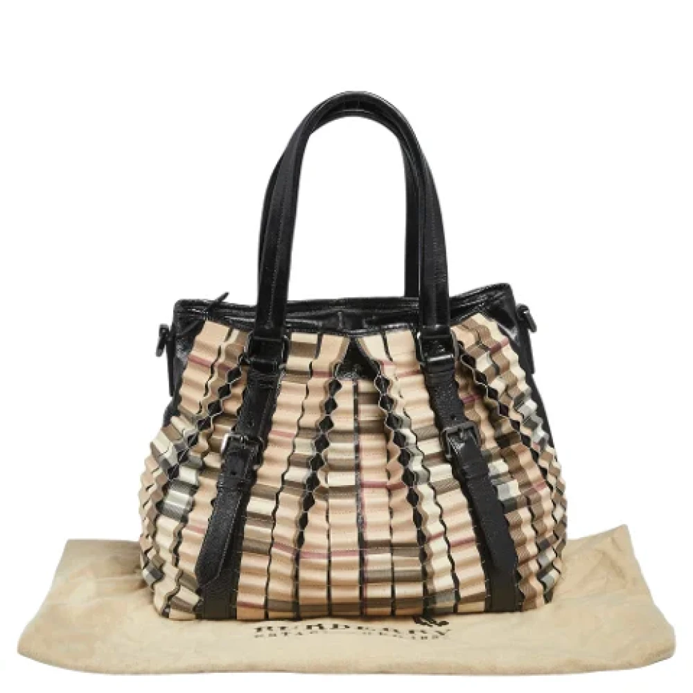 Burberry Vintage Pre-owned Plastic totes Black Dames