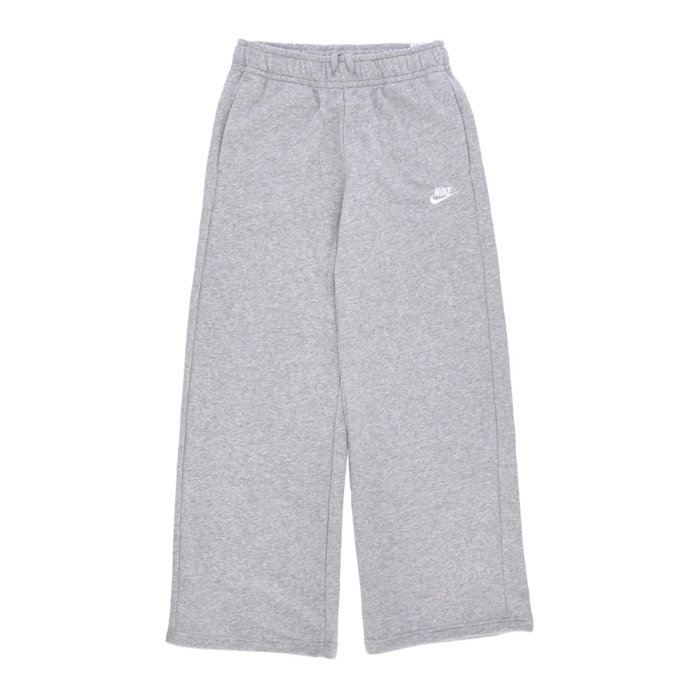 Nike Club Fleece Wide-Leg Sweatpants Gray Dames