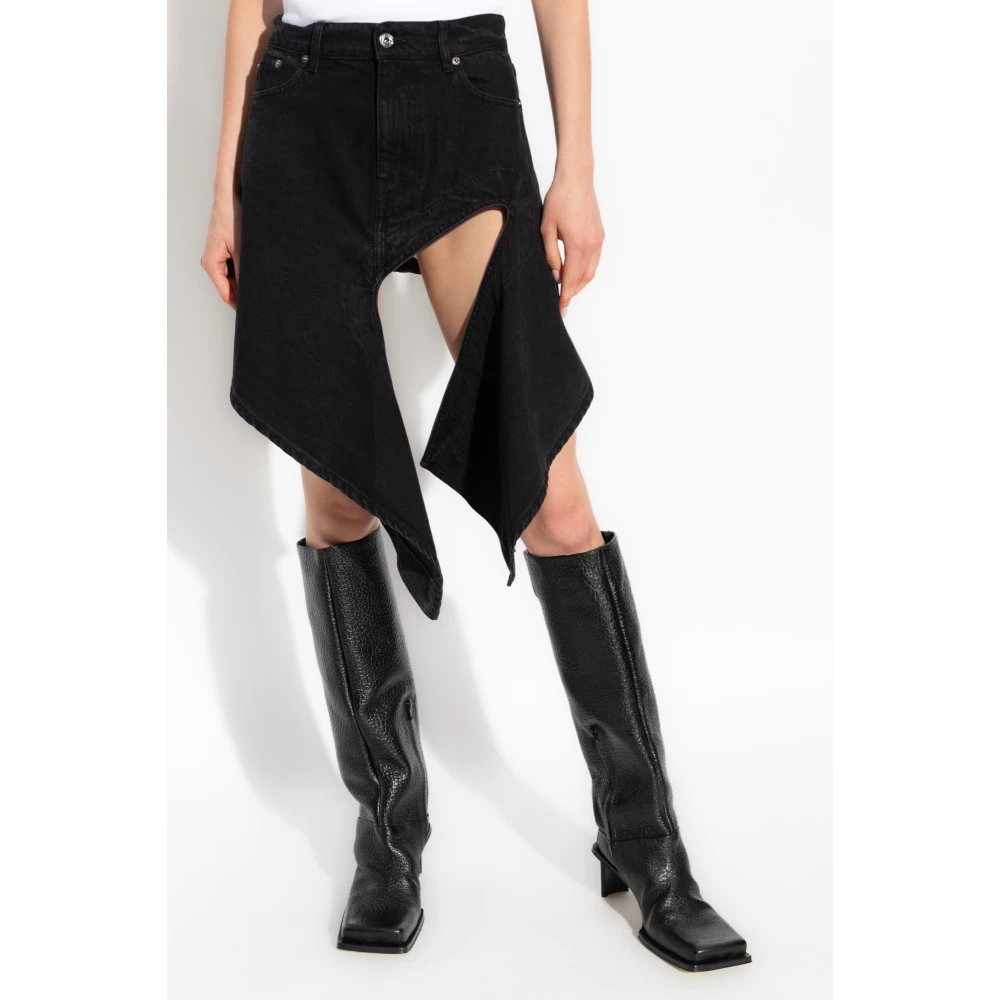 Y Project Denim rok Black Dames