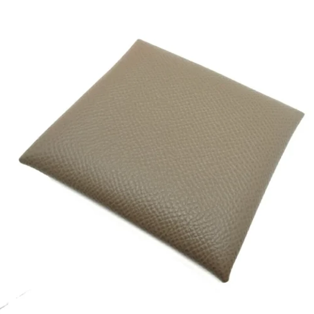 Hermès Vintage Pre-owned Leather wallets Beige Dames