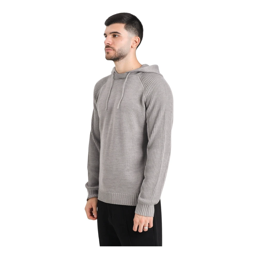 Armani Exchange Gray Hooded Jumper - Male - Hoodies - Xl - Sweatshirts & Hoodies