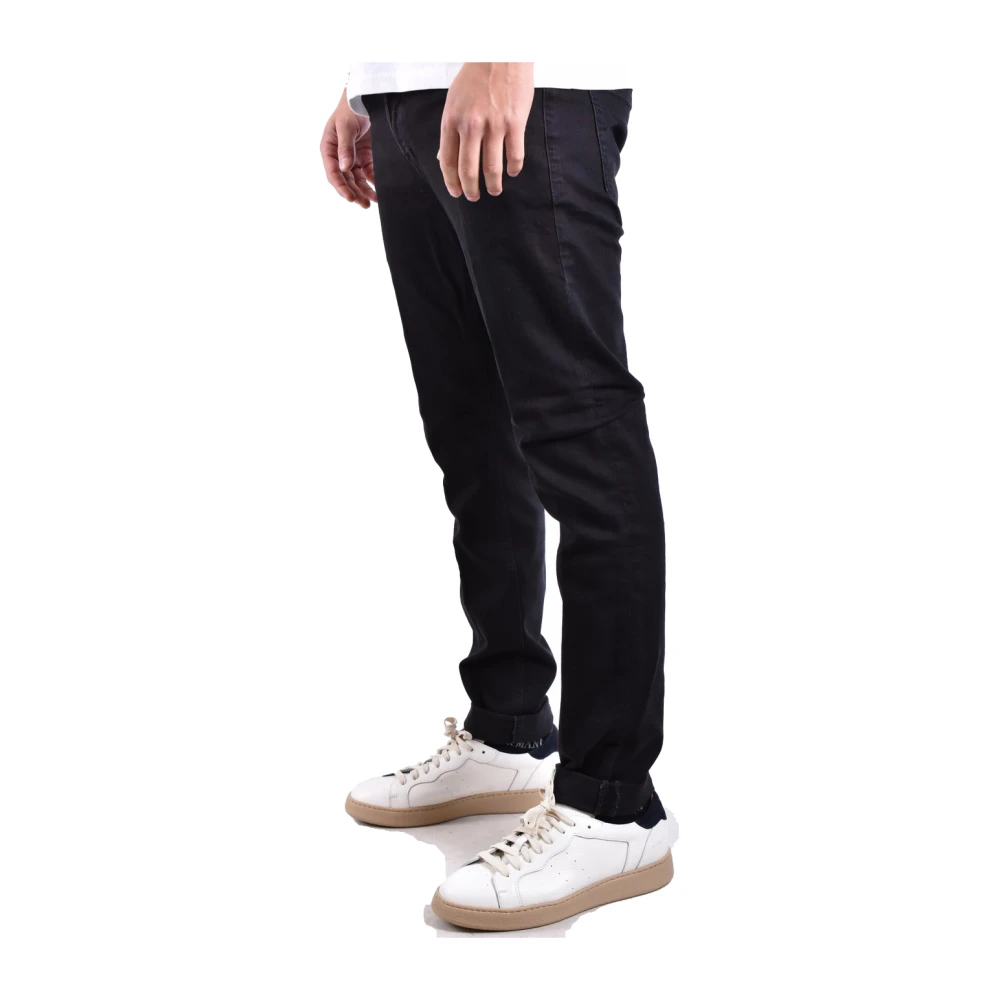Dondup Klassieke Denim Jeans voor Heren Black Heren