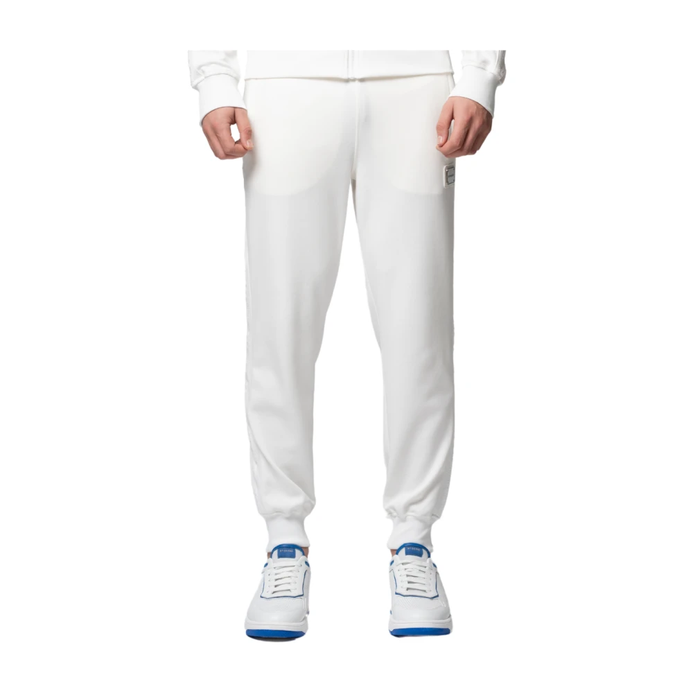 My Brand Witte Pique Track Pants White Heren