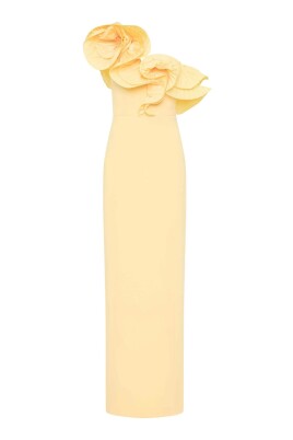 one-shoulder-taffeta-gown