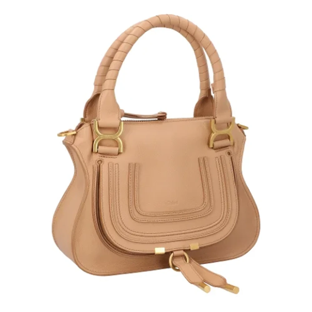Chloé Leather handbags Brown Dames