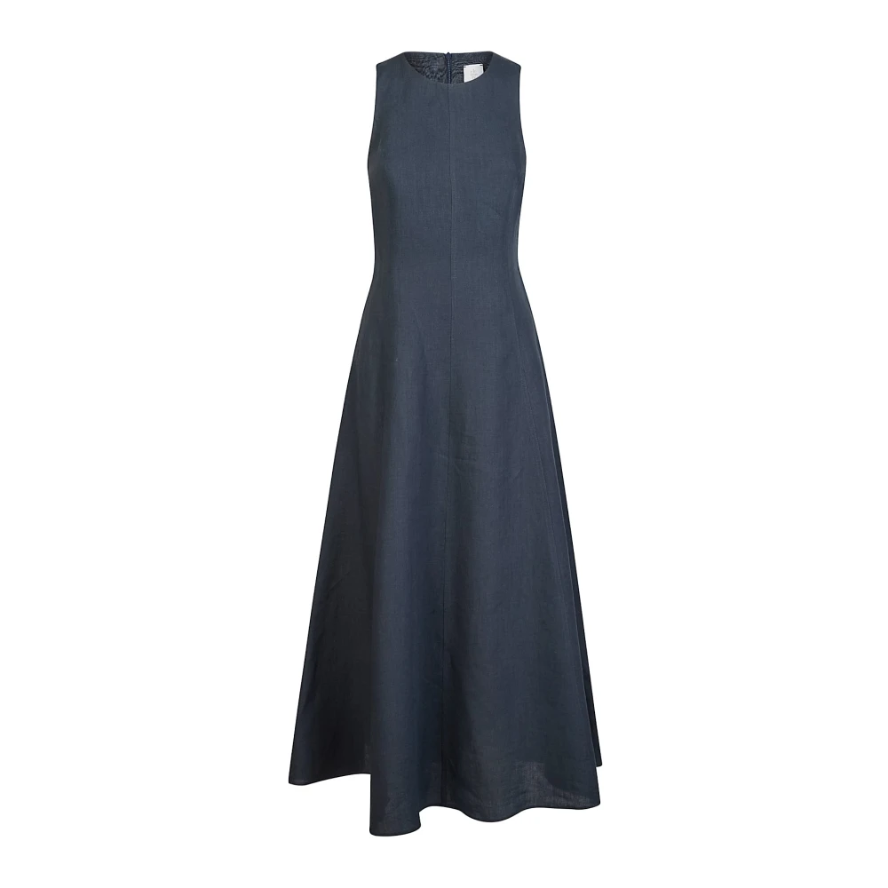 Eleventy Women's Blue Midi Dresses, M, Sleeveless Maxi Dress