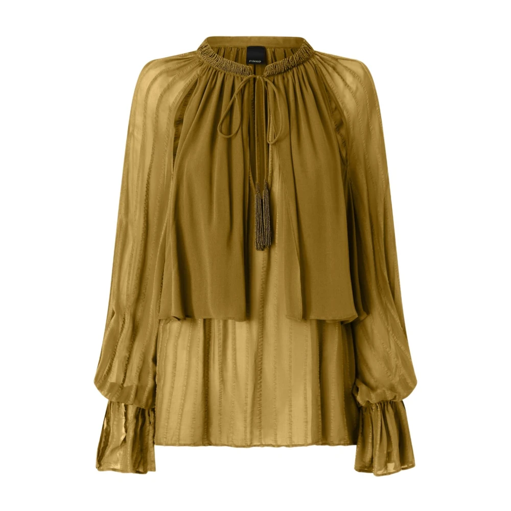 Pinko Groene Blouses voor Vrouwen Green Dames