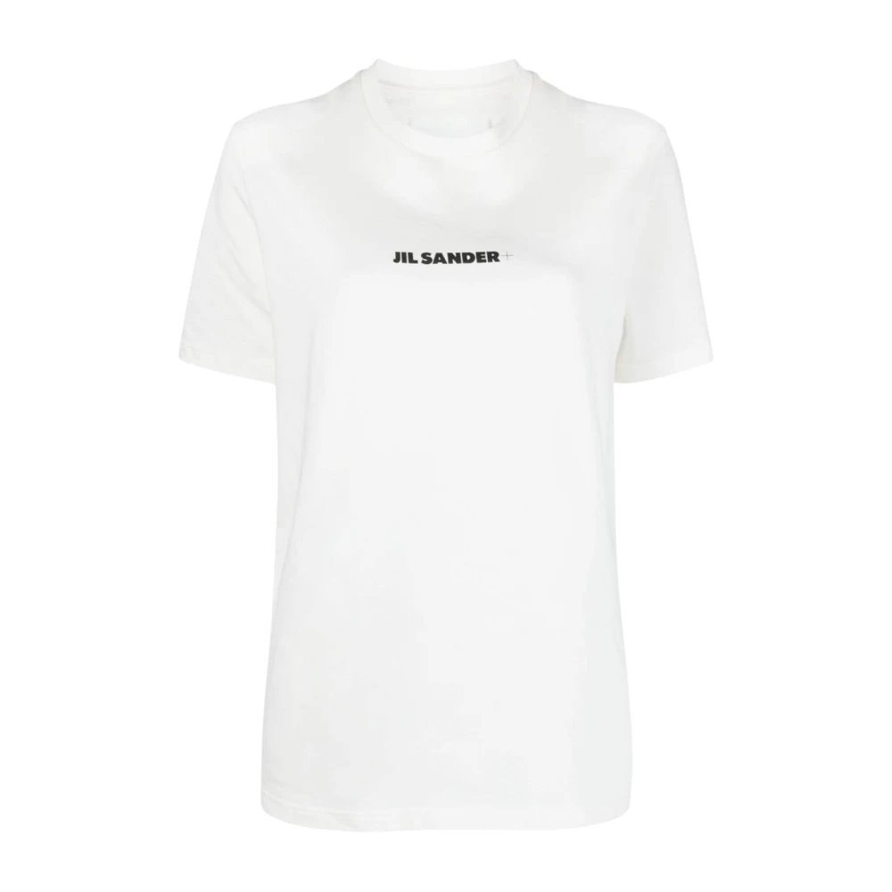 Jil Sander Women's White Logo T-Shirt - T-Shirts - S - Tops