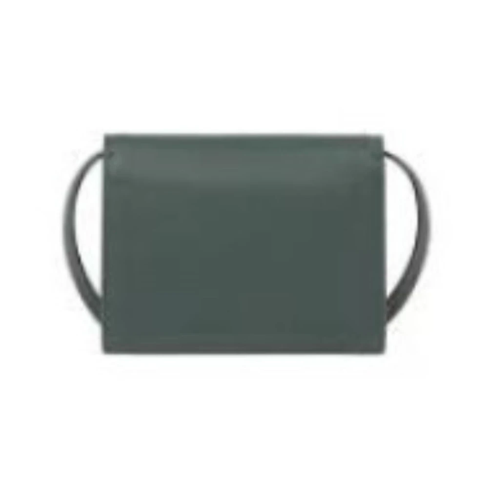 Calvin Klein Lineaire Crossbody Tas van Saffianoleer Green Dames