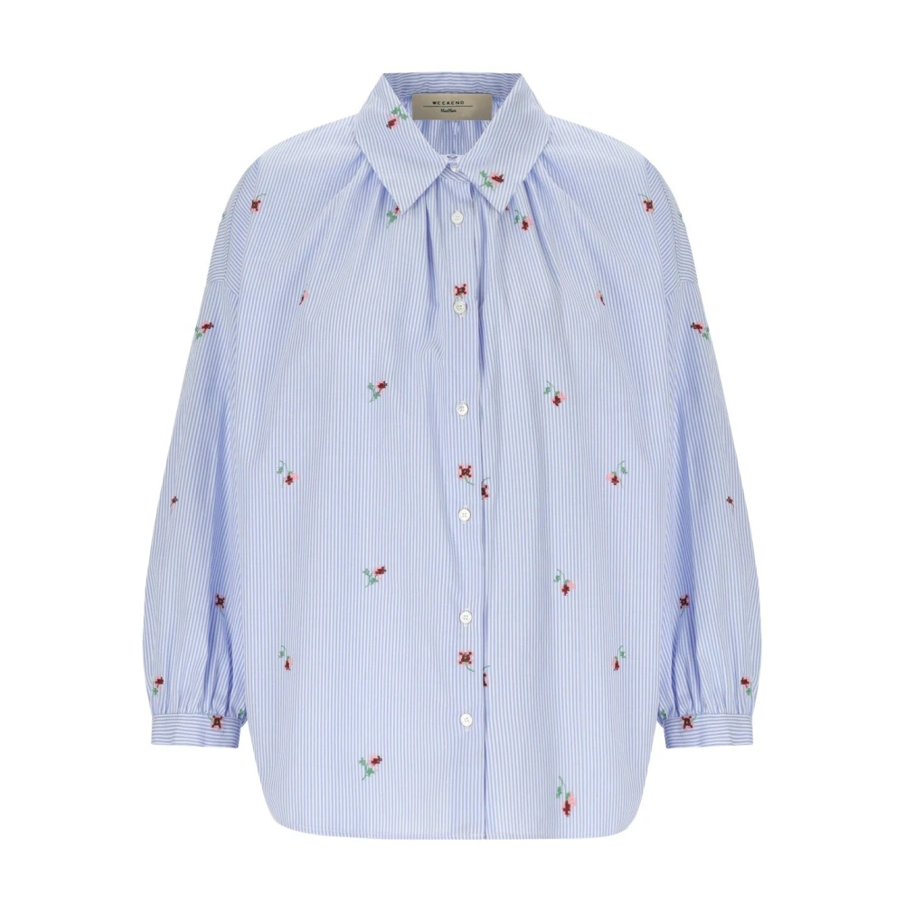 Weekend Max Mara Mujer Azul - Butterfly Shirt - Blouses & Shirts - 2XS - Butterfly Shirt