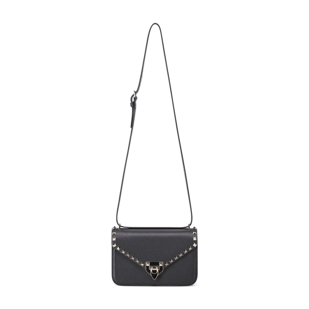 Valentino Garavani Rockstud Suede Leather Shoulder Bag - Image 8