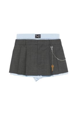 grey-pleated-skirt-with-key-chain-detail