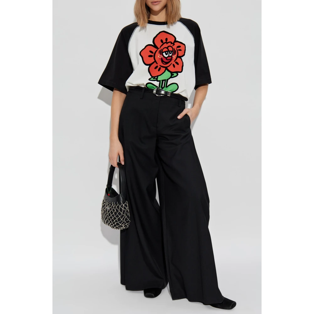 Kenzo Wollen broek Black Dames