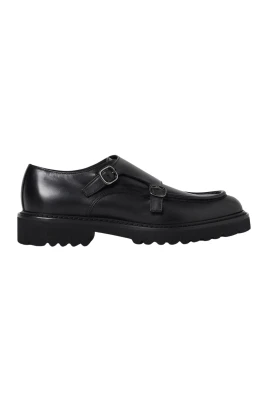 Double Monk Strap Läderskor