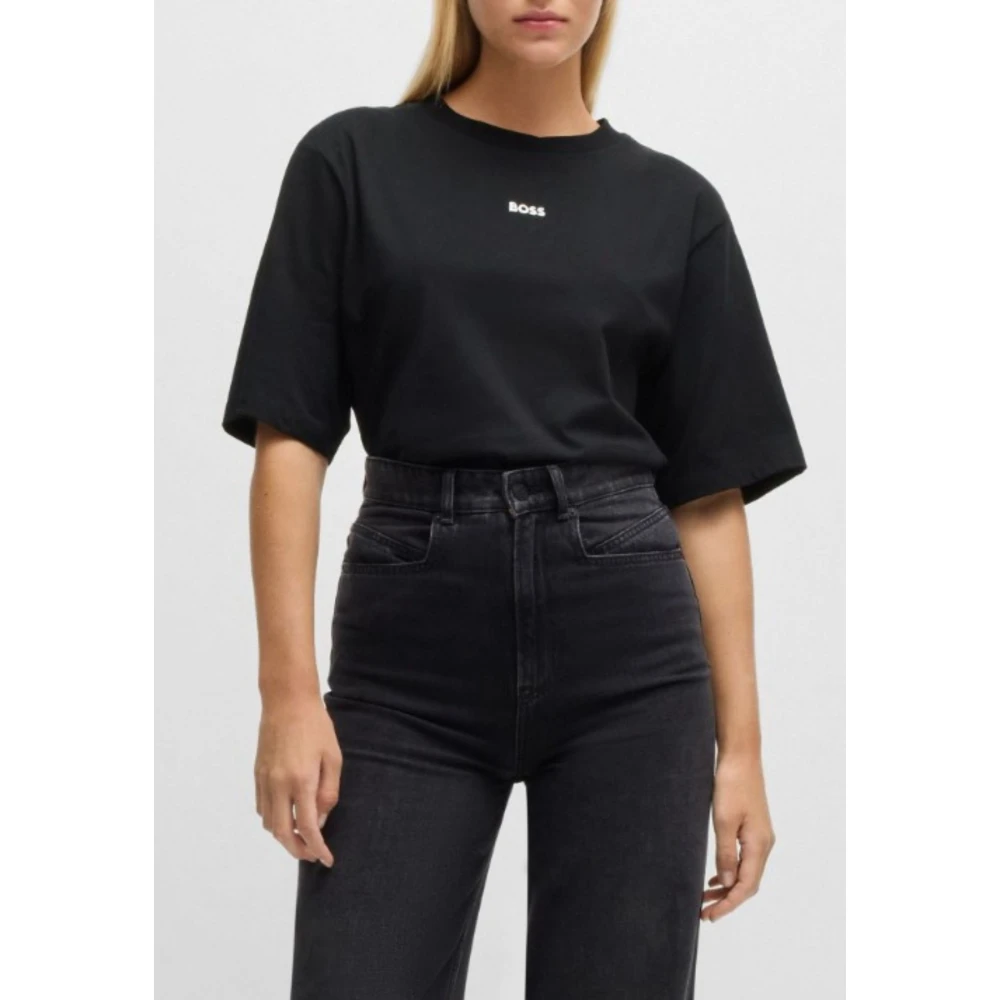 Hugo Boss Dames Logo T-Shirt Black Dames