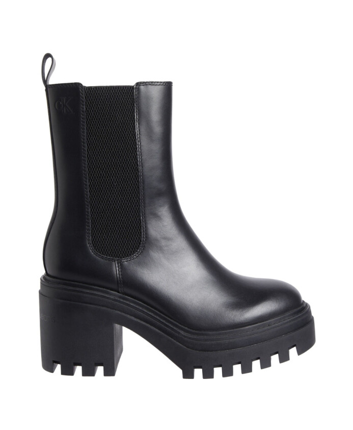 bottines-chelsea-chunky-a-talon-epais-noires