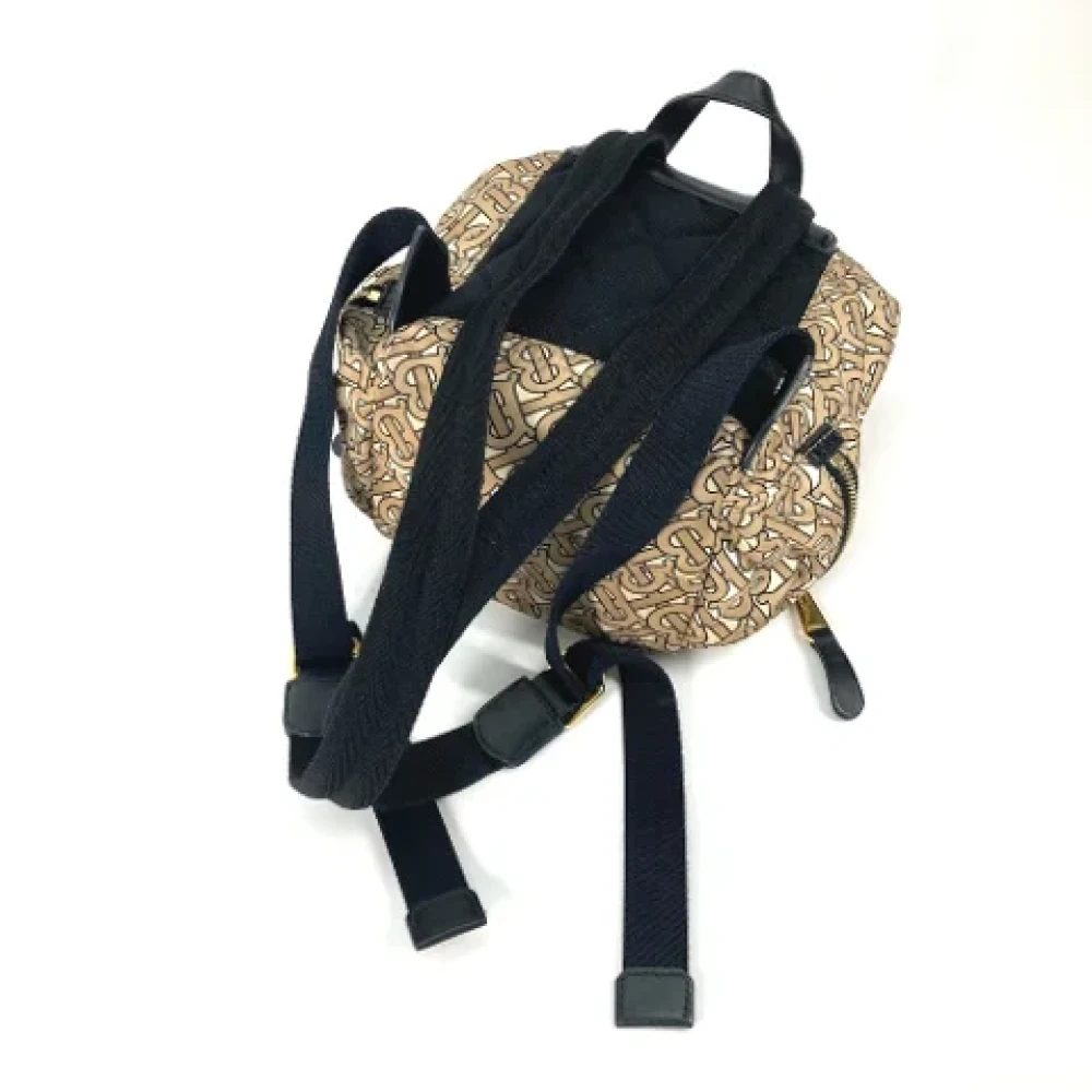 Burberry Vintage Pre-owned Fabric shoulder-bags Beige Dames