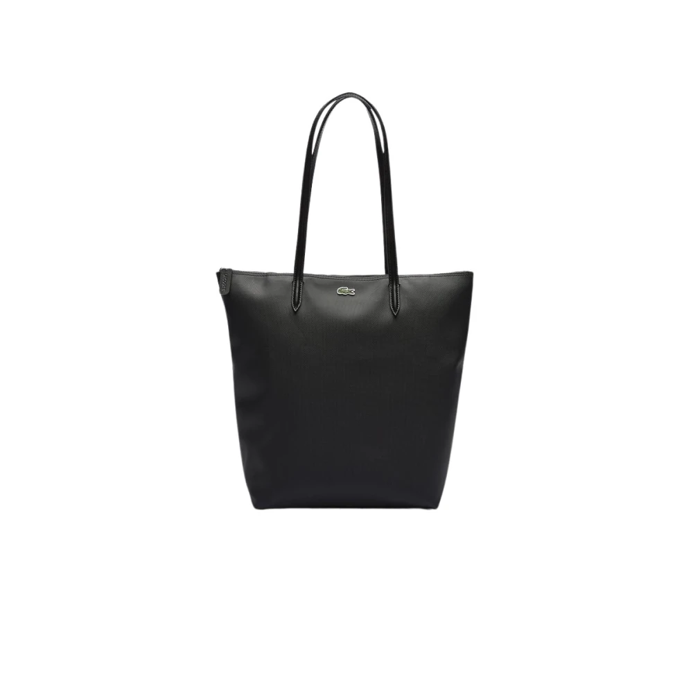Lacoste Effen kleur tas met logo Black Dames