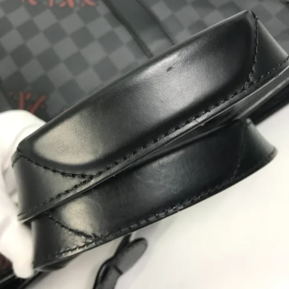 Louis Vuitton Vintage Pre-owned Cotton louis-vuitton-bags Black Dames