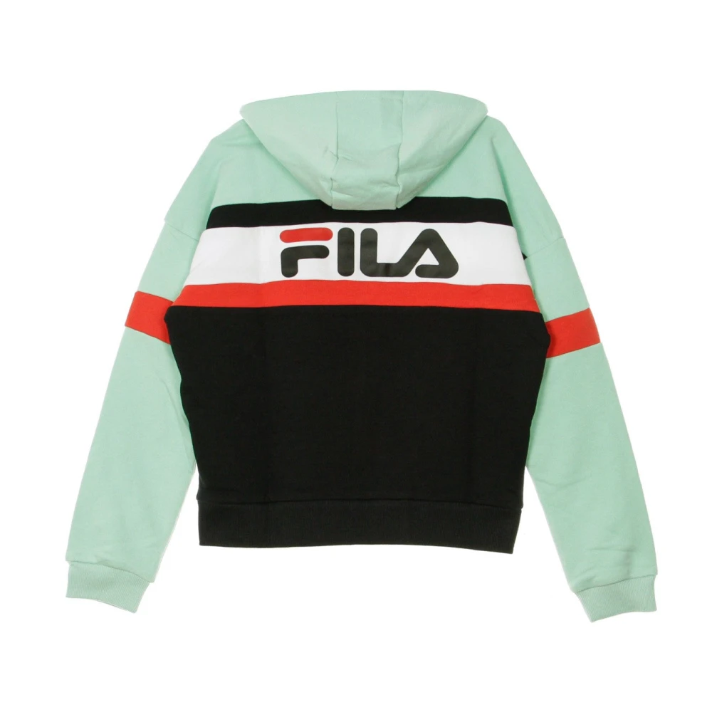 Fila Geknipte lichtgewicht hoodie Mist Groen Multicolor Dames