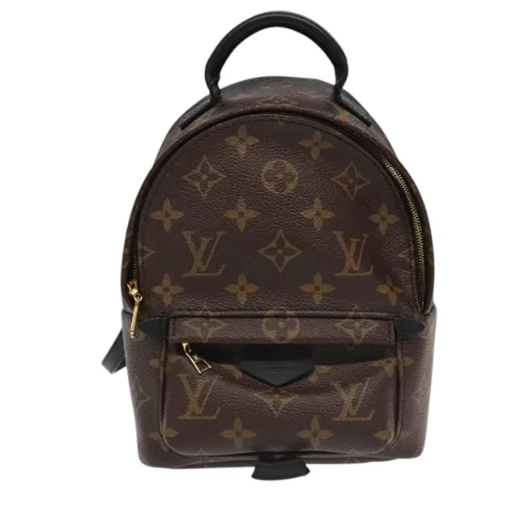 Louis Vuitton Vintage Pre-owned Canvas backpacks Brown Dames