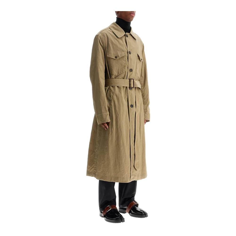 Maison Margiela Omkeerbare trenchcoat met vier steken Beige Heren