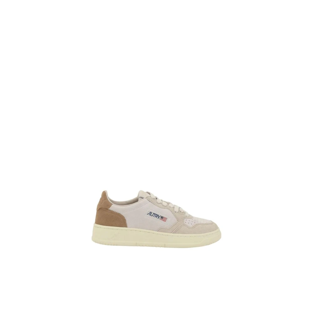 Autry Geperforeerde Leren Lage Sneakers Dames Schoenen Veelkleurig Multicolor
