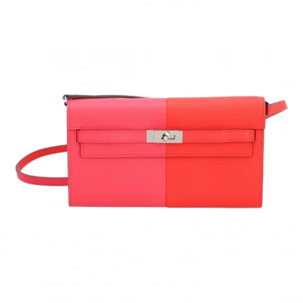 Hermès Vintage Pre-owned Leather wallets Red Dames