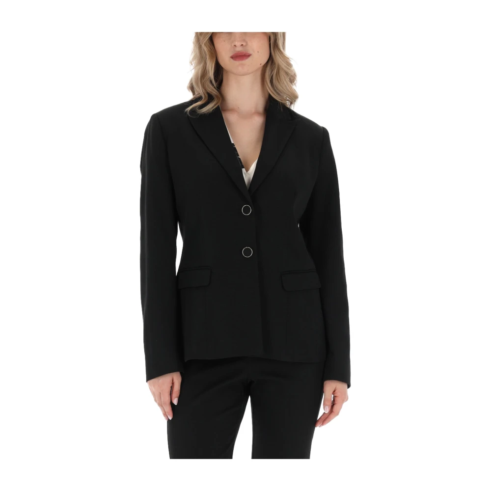 Pennyblack Sartoriale blazer in stretch faille Black Dames