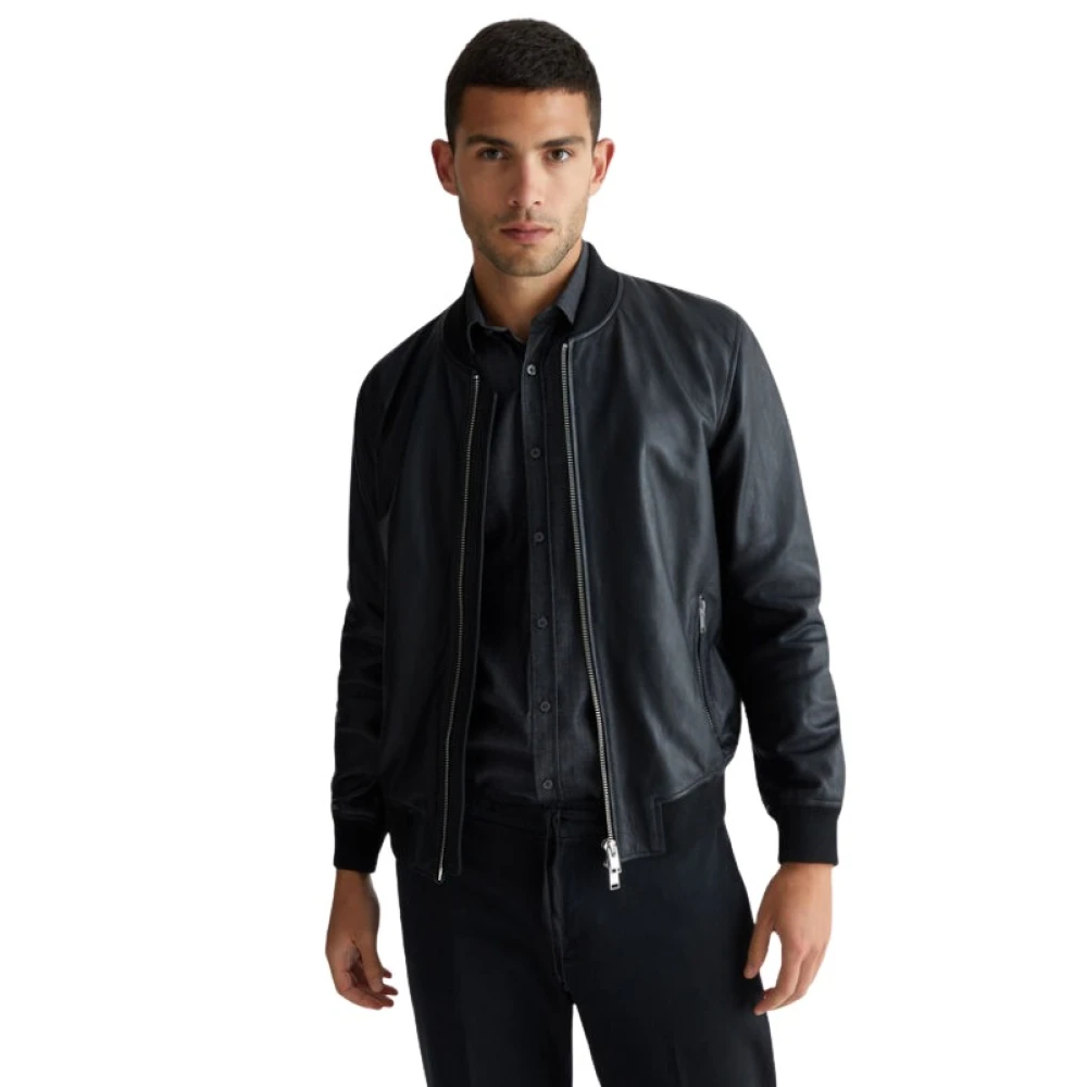Liu Jo Leren Bomberjack Array Groot Black Heren