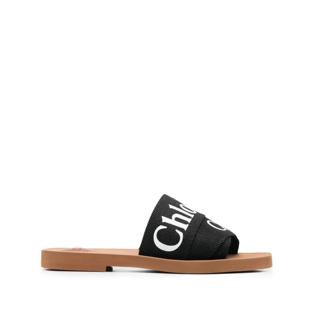 Chloé Women's Black Wooden Sandal