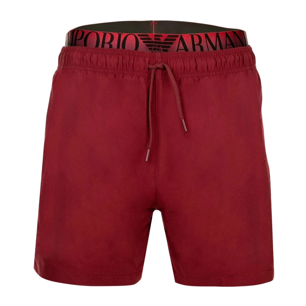 Emporio Armani Uomo Rosso - Em000686af20432 Boxer Da Mare - Swimwear - L