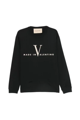 Logotryckt långärmad topp