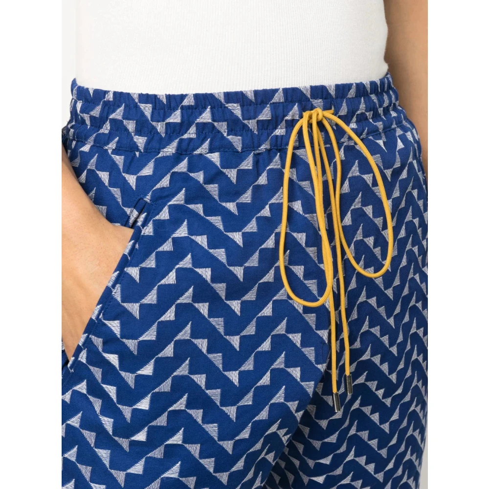Rhude Geometrisch-patroon Strandshorts Blue Heren
