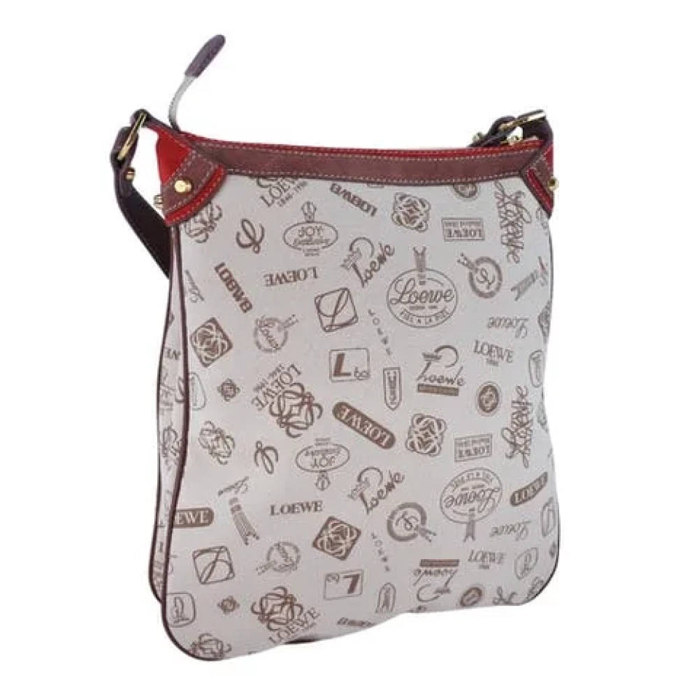 Loewe Pre-owned Canvas shoulder-bags Beige Dames