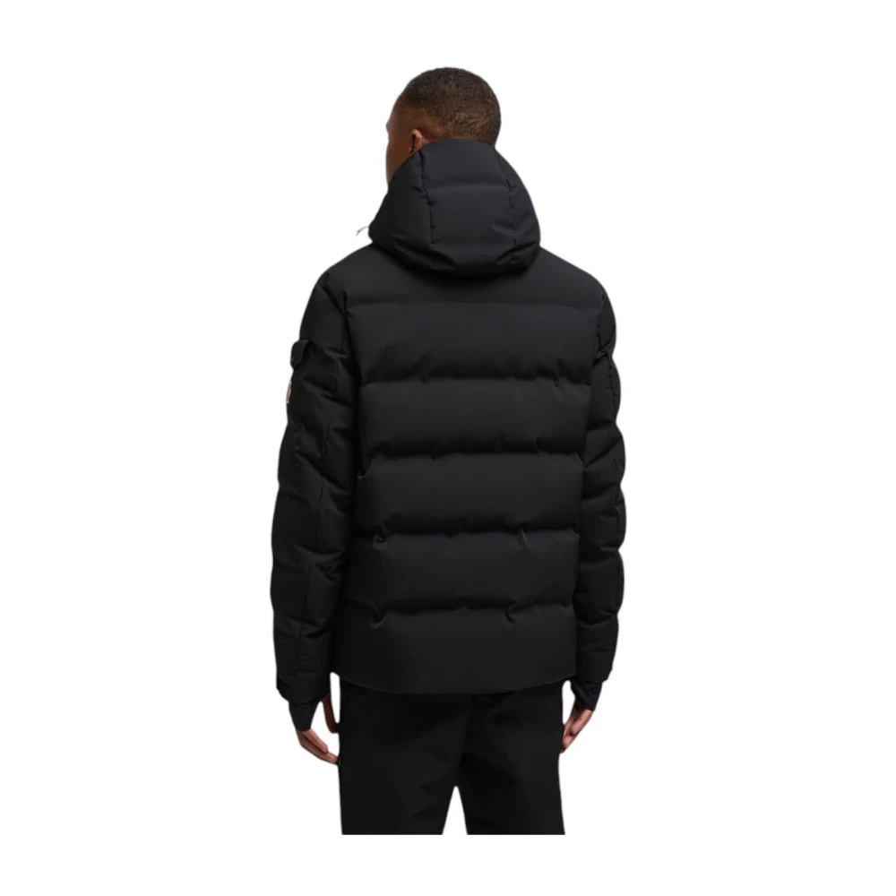 Moncler Ski-jas met capuchon Black Heren