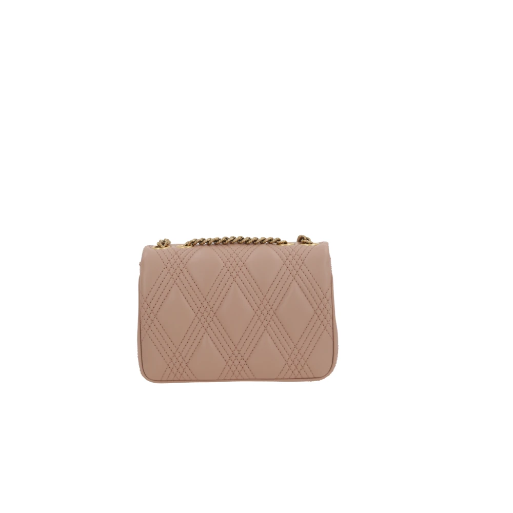 Valentino Garavani Gewatteerde schoudertas met VLogo-studs Beige Dames