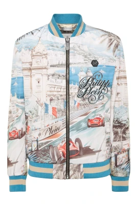 Satin Bomber Jacka Monaco Cote d'Azur