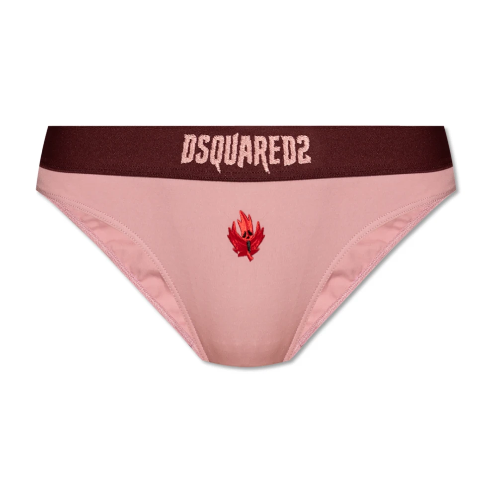 Dsquared2 Slip met logo Pink Dames