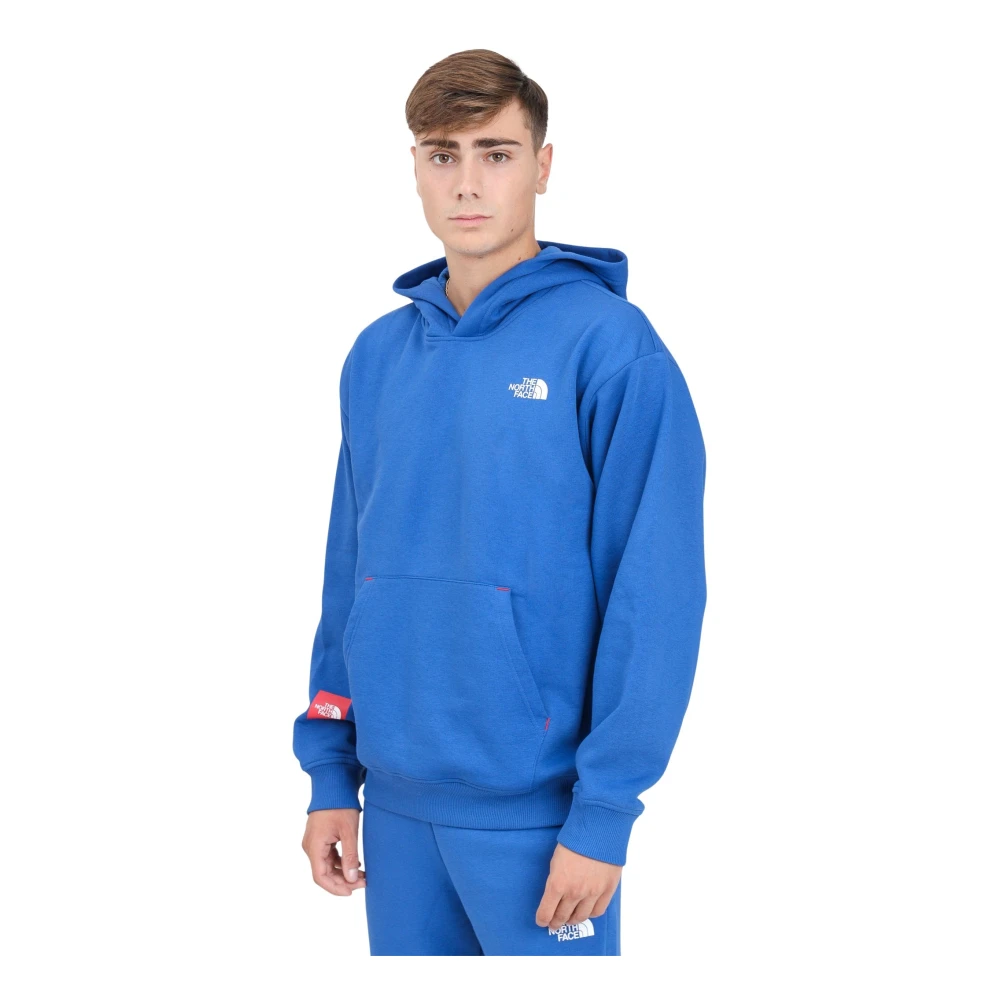 The North Face Blauwe Hoodie Axys Sweater Blue Heren