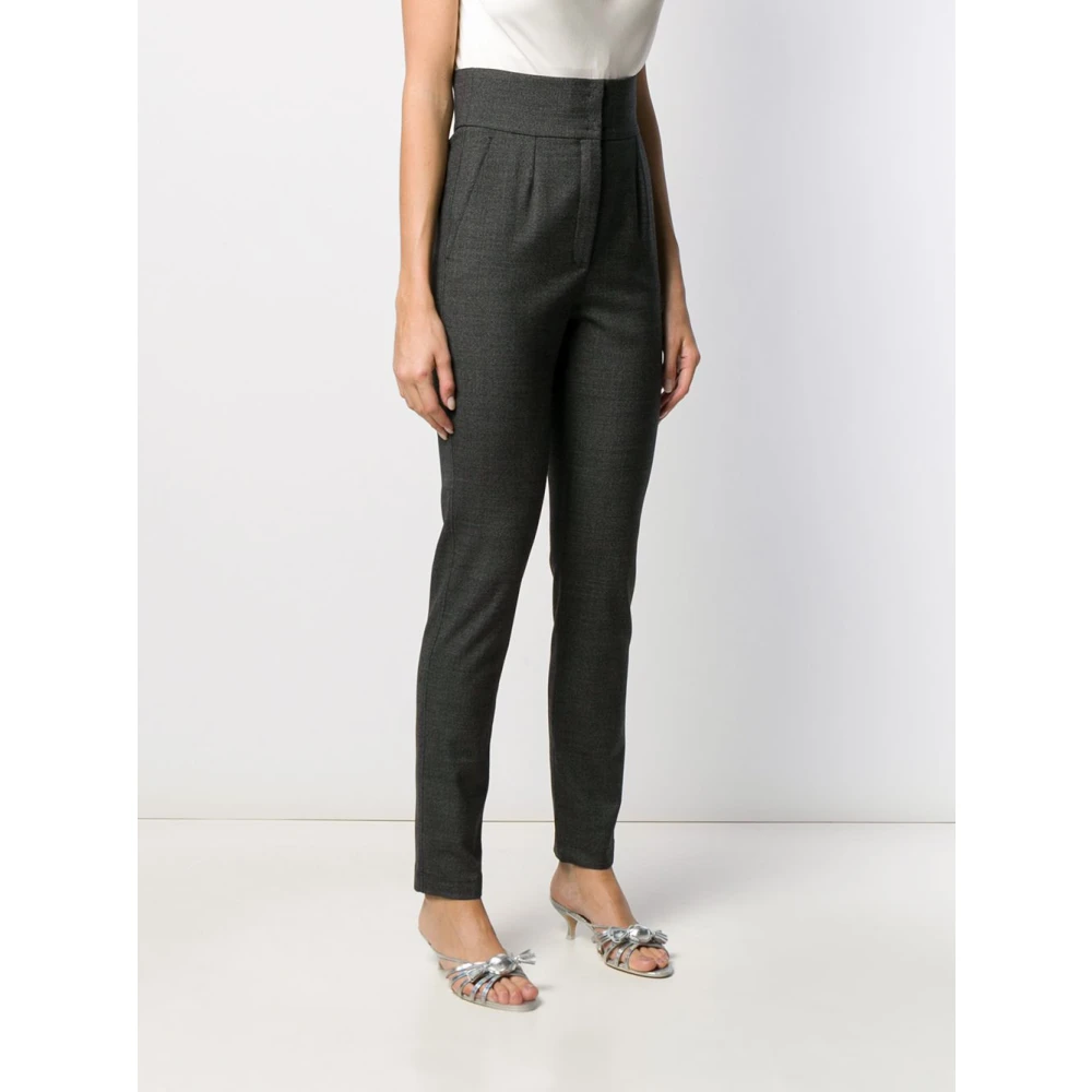 Dolce & Gabbana Stijlvolle Slim-fit Broeken Black Dames