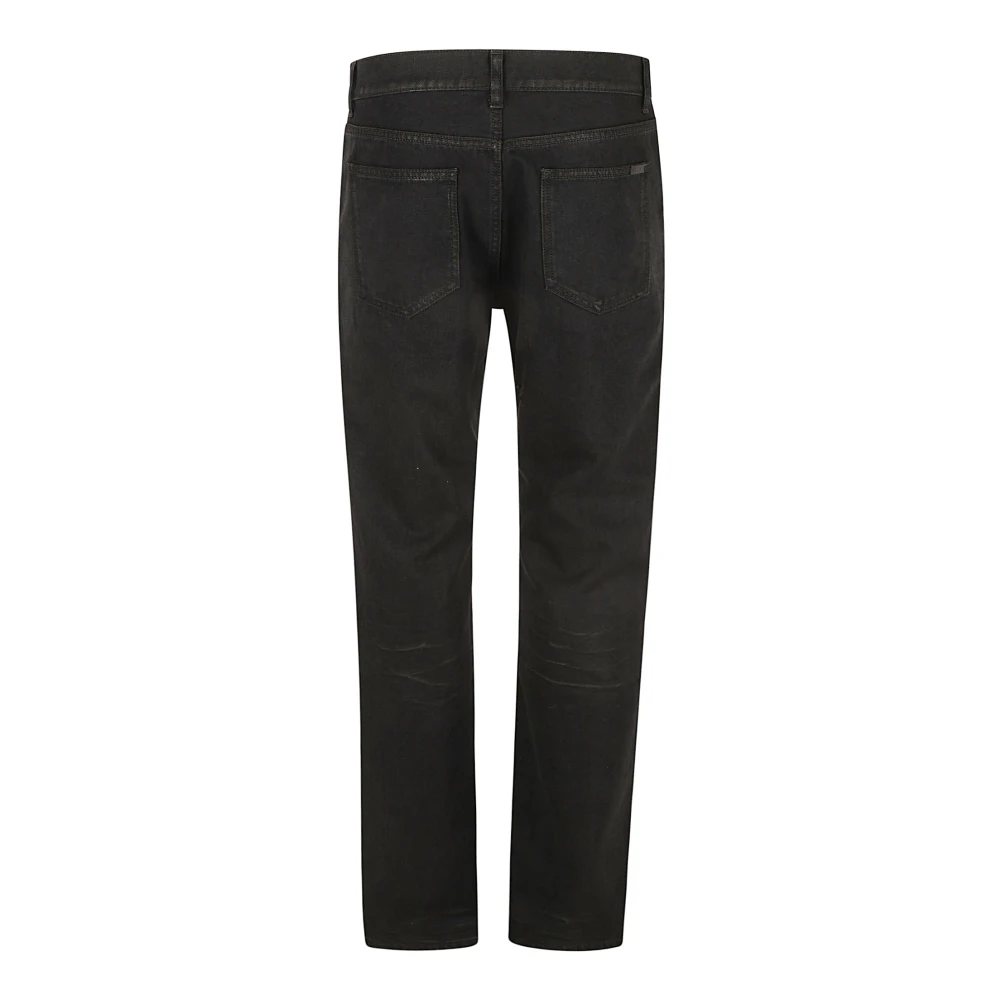 Saint Laurent Slim-fit Jeans Black Heren