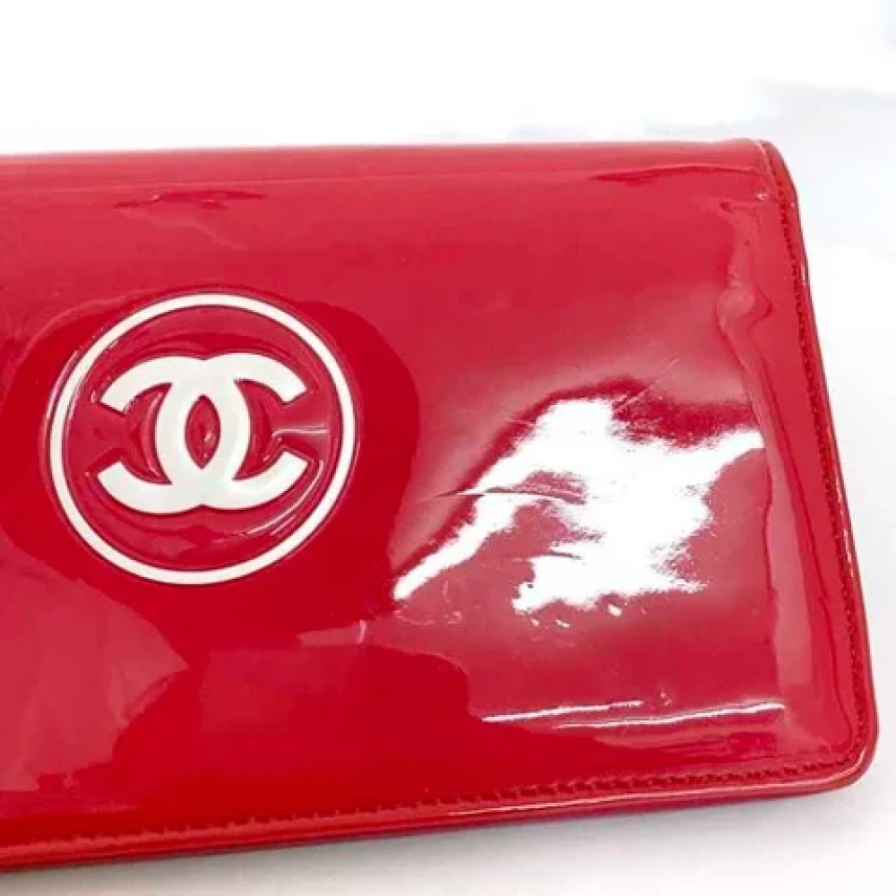 Chanel Vintage Pre-owned Leather wallets Pink Dames