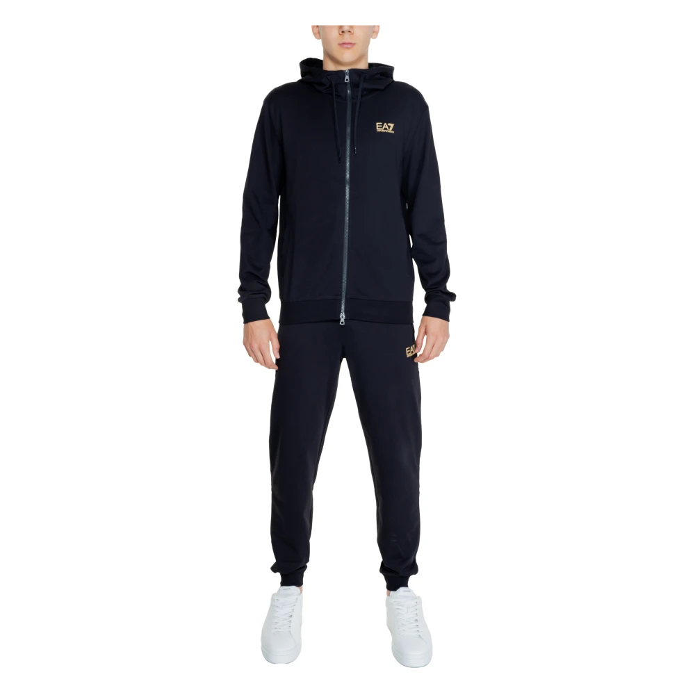 Emporio Armani EA7 Herfst Winter Herenpakken Collectie Black Heren