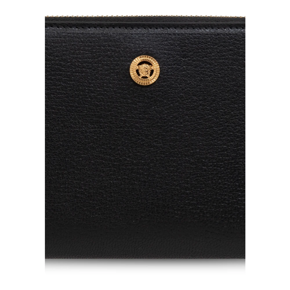 Versace Portemonnee met logo Black Heren