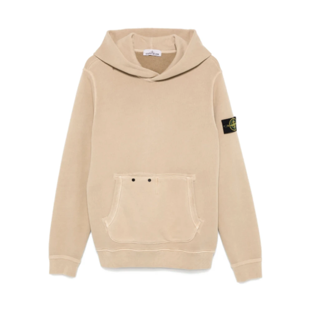 Stone Island Kompasapplicatie Beige Sweater Beige Heren