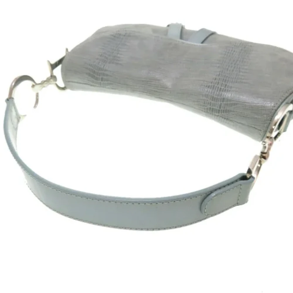 Dior Vintage Pre-owned Fabric dior-bags Gray Dames